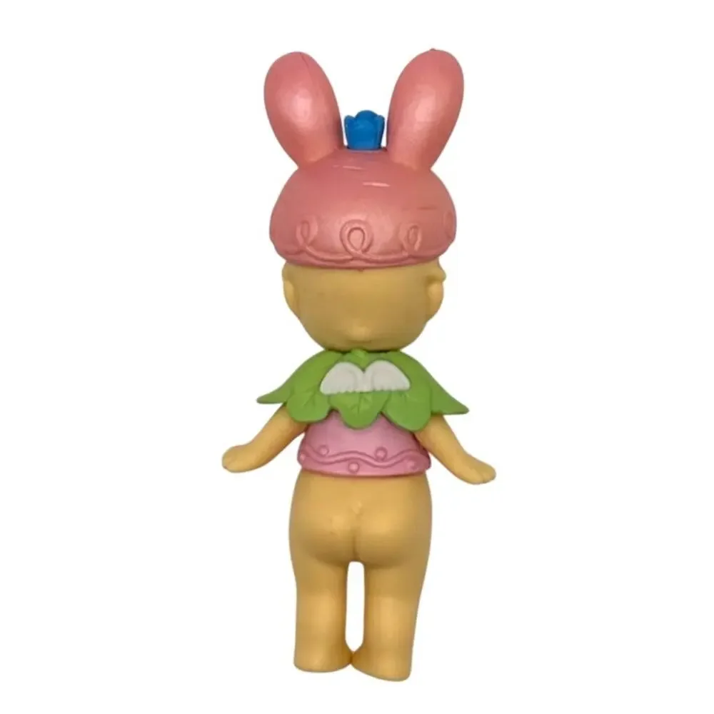 New Unbranded Kewpie/Angel Mini Figure, Pink Easter Rabbit, Open Blind Box Style
